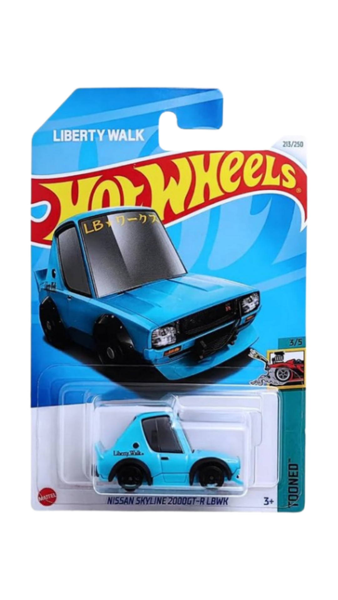 Hot Wheels Nissan Skyline 2000GT-R LBWK 3/5 Tooned