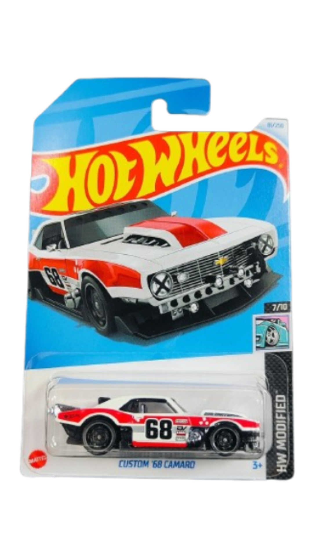 Hot Wheels Mainline Custom '68 Camaro 7/10 HW Modified
