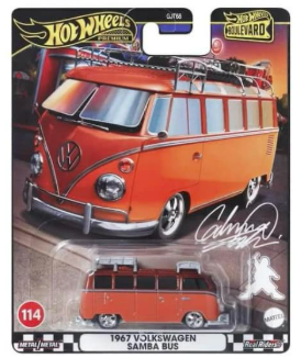 Hot Wheels Premium 1967 Volkswagen Samba Bus Boulevard #114