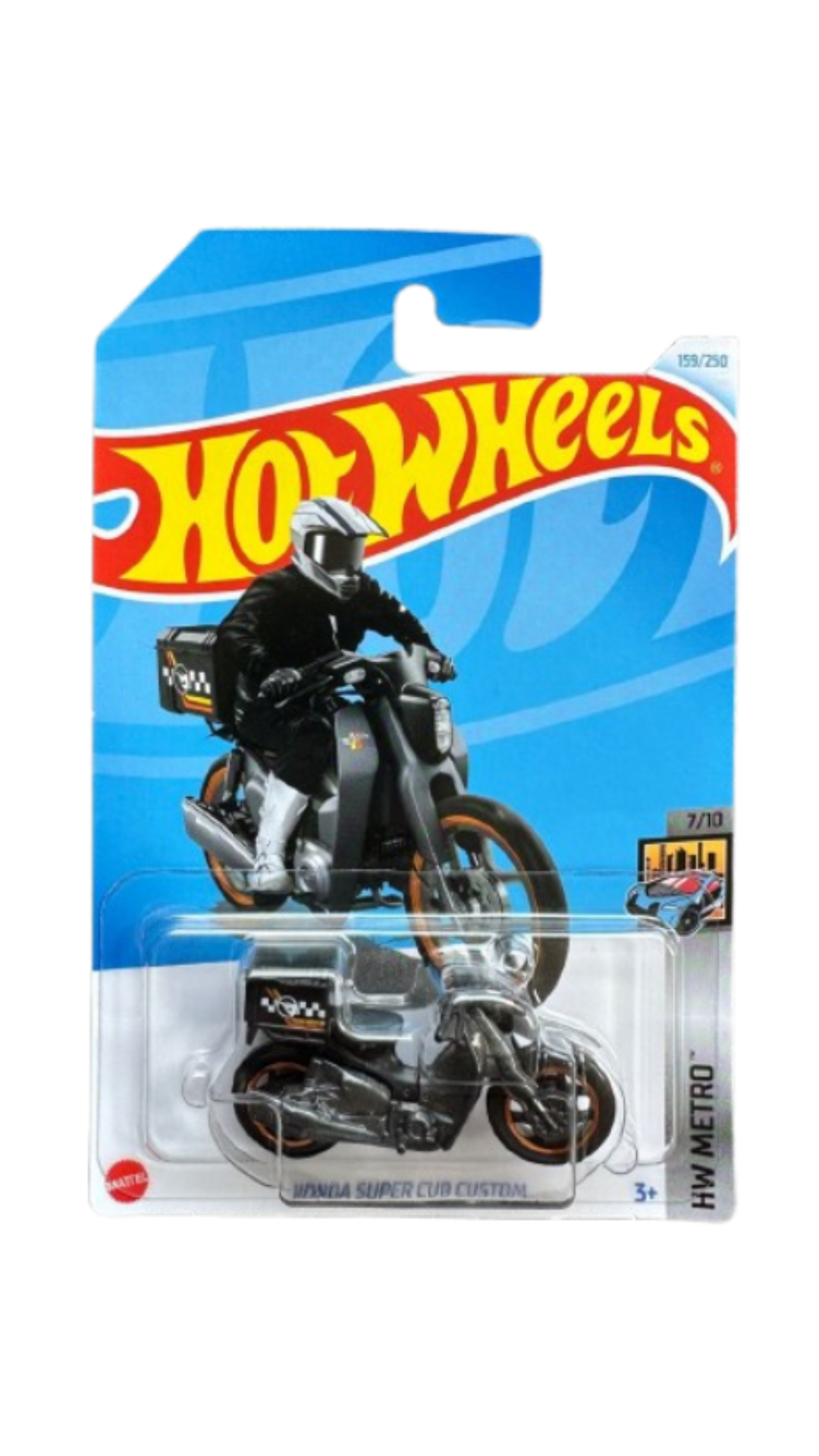 Hot Wheels Mainline Honda Super Cub Custom 7/10 HW Metro **TREASURE HUNT**