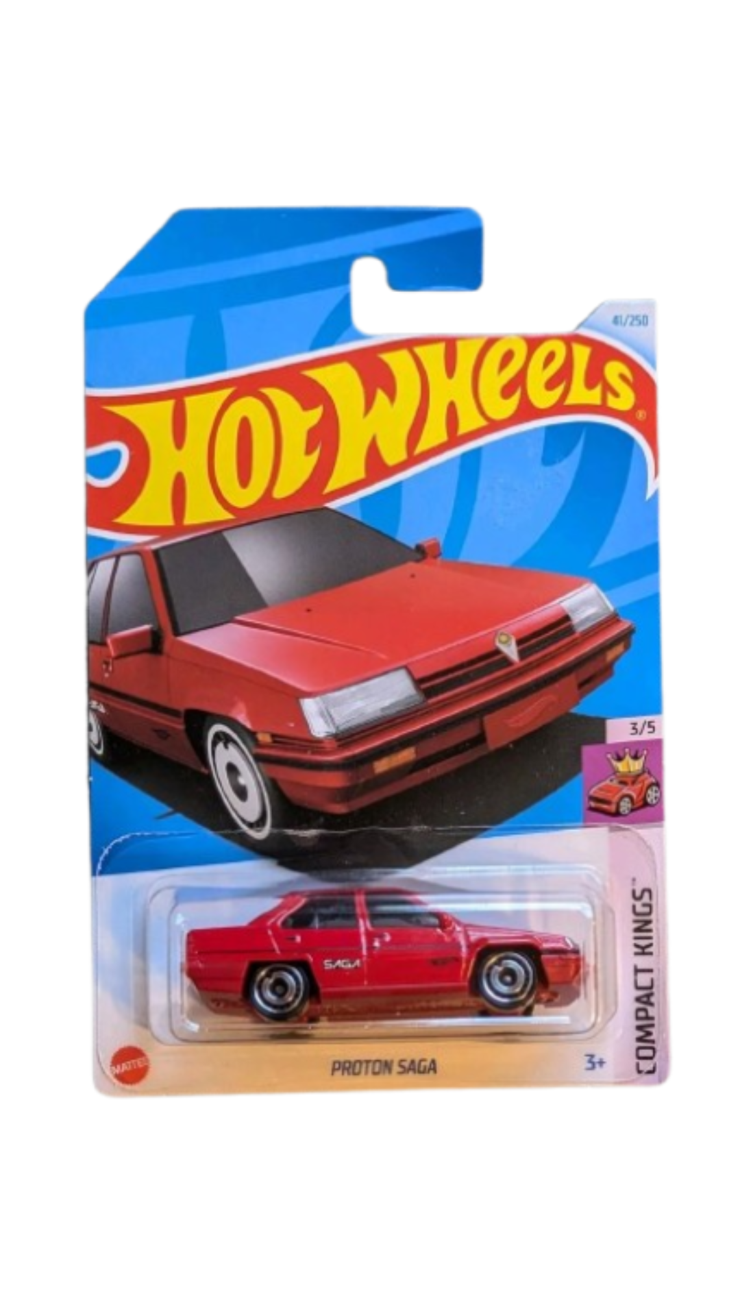 Hot Wheels Mainline Proton Saga 3/5 Compact Kings