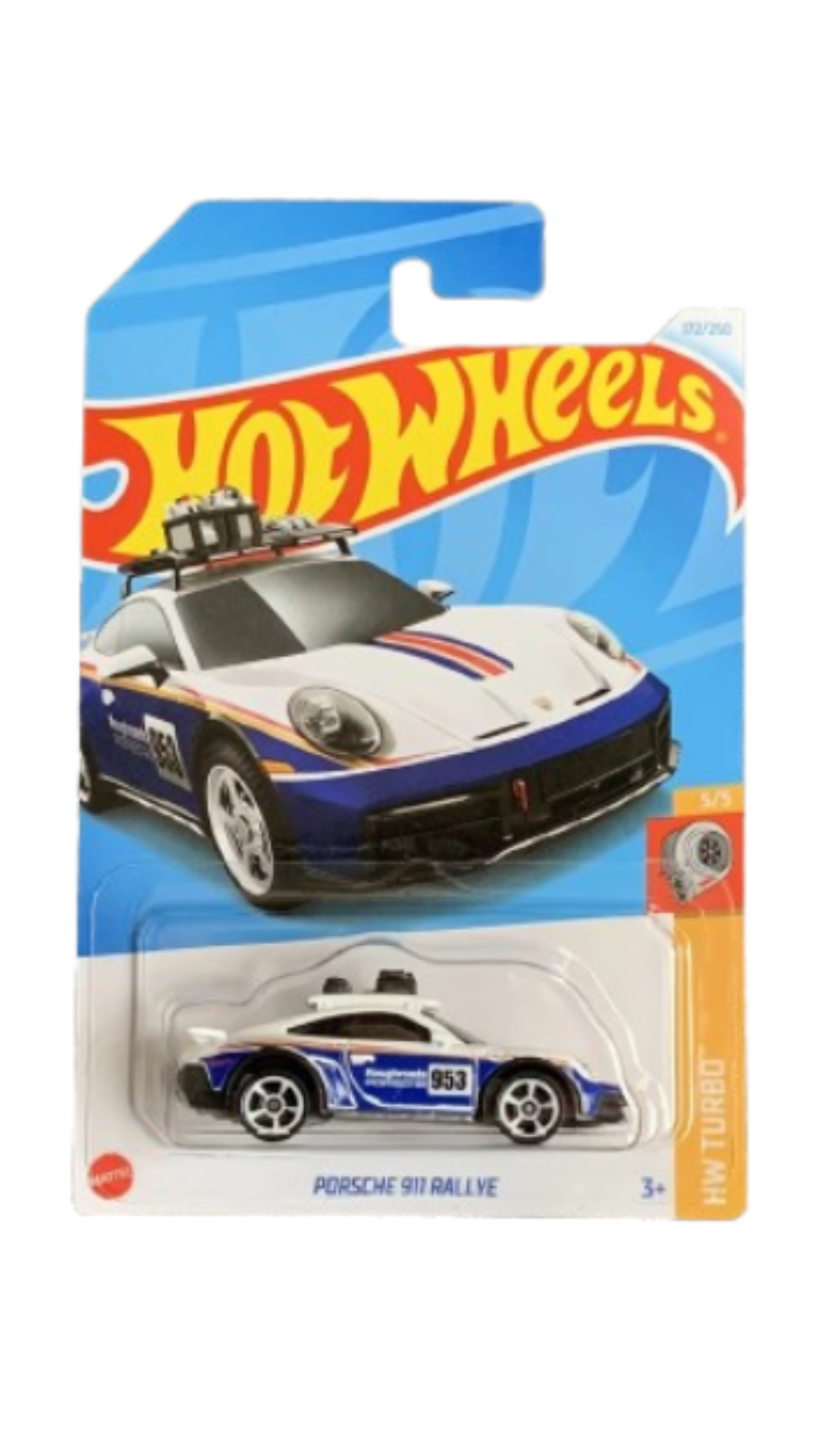 Hot Wheels Mainline Porsche 911 Rallye 5/5 HW Turbo