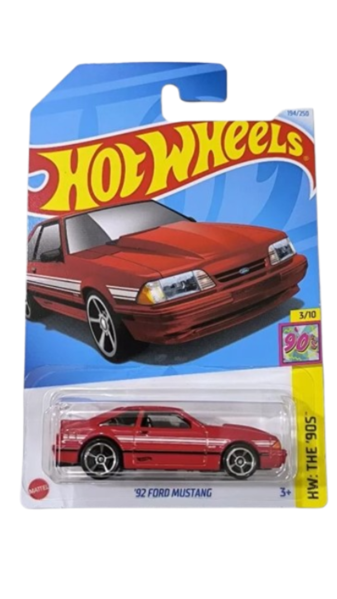Hot Wheels Mainline '92 Ford Mustang