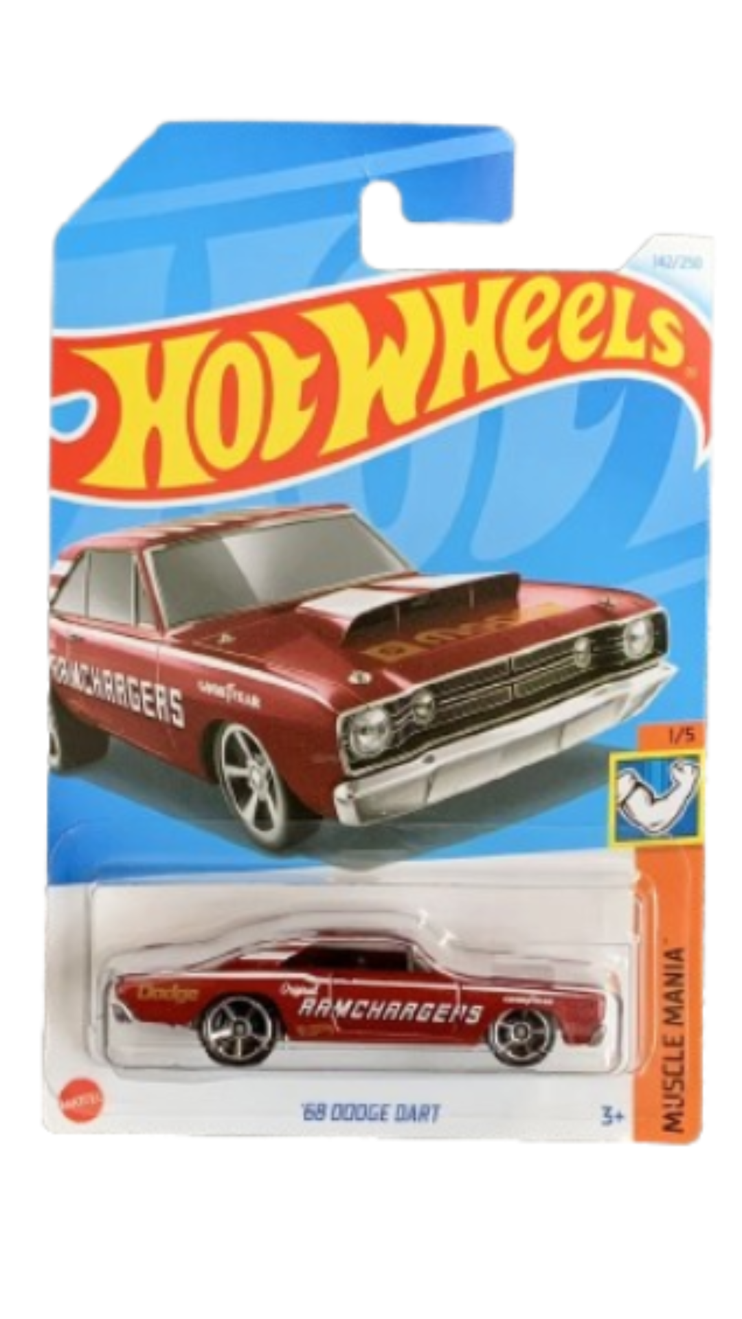 Hot Wheels Mainline '68 Dodge Dart 1/5 Muscle Mania
