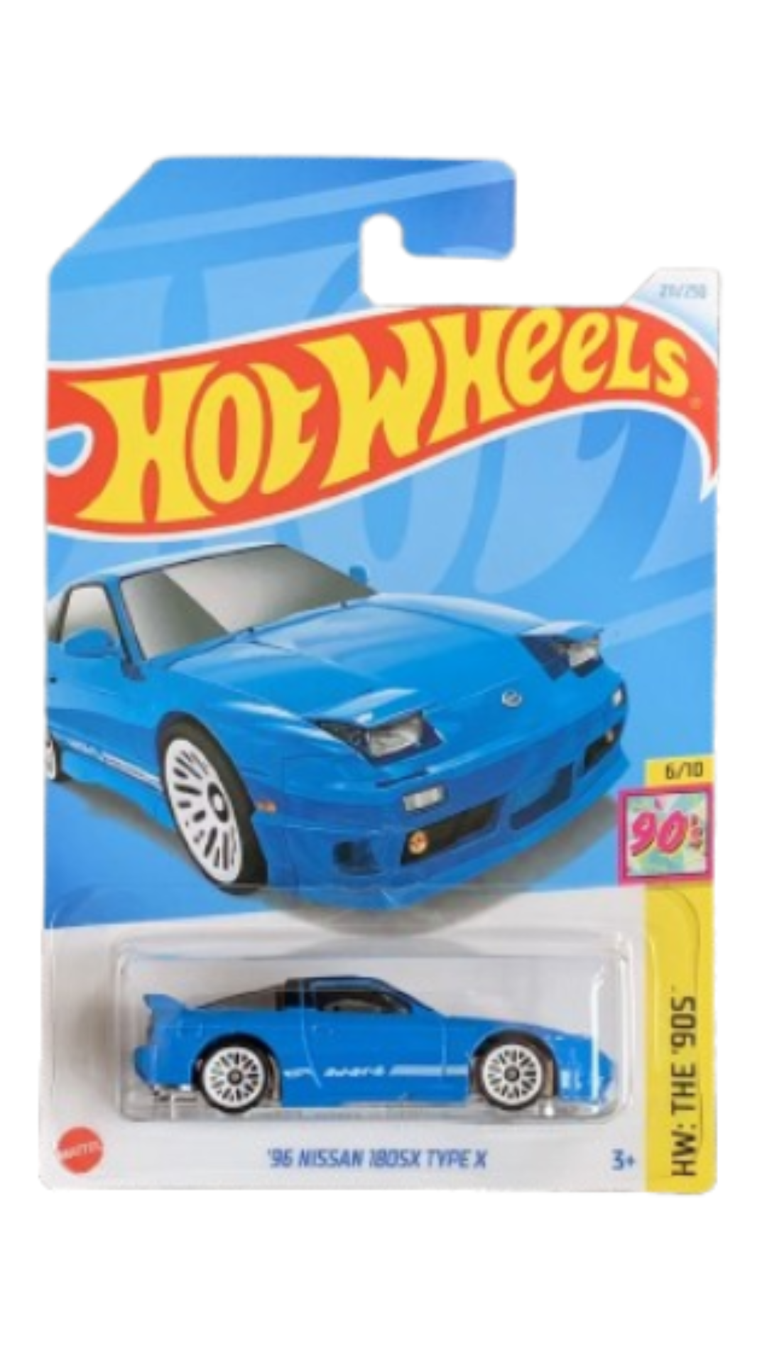 Hot Wheels Mainline '96 Nissan 180sx Type X 6/10 HW: The 90's