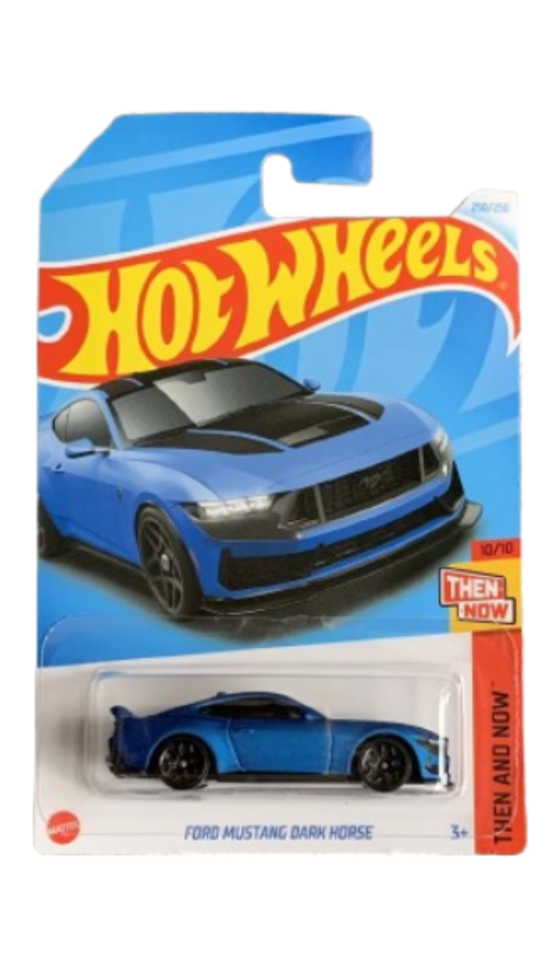 Hot Wheels Mainline Ford Mustang Dark Horse 10/10 Then and Now