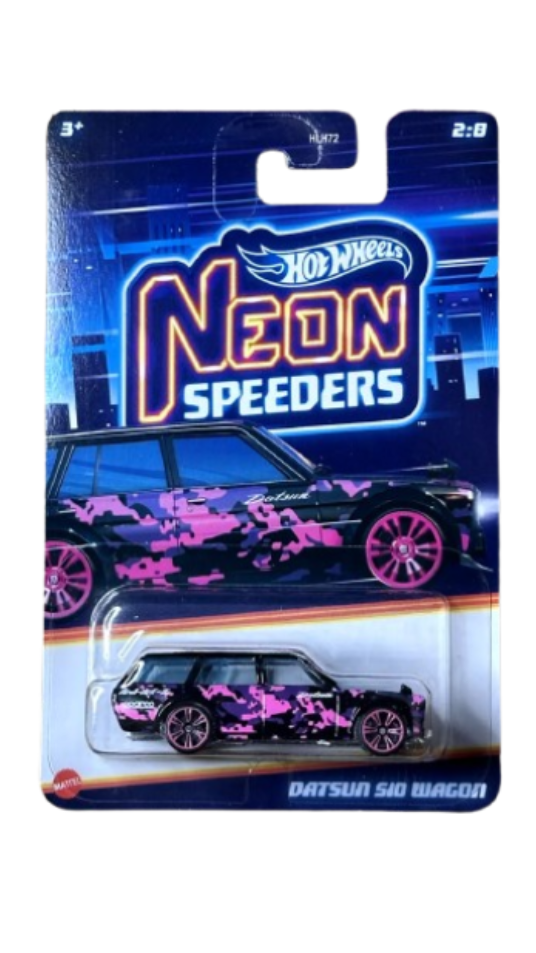 Hot Wheels Neon Speeders Datsun 510 Wagon 2/8