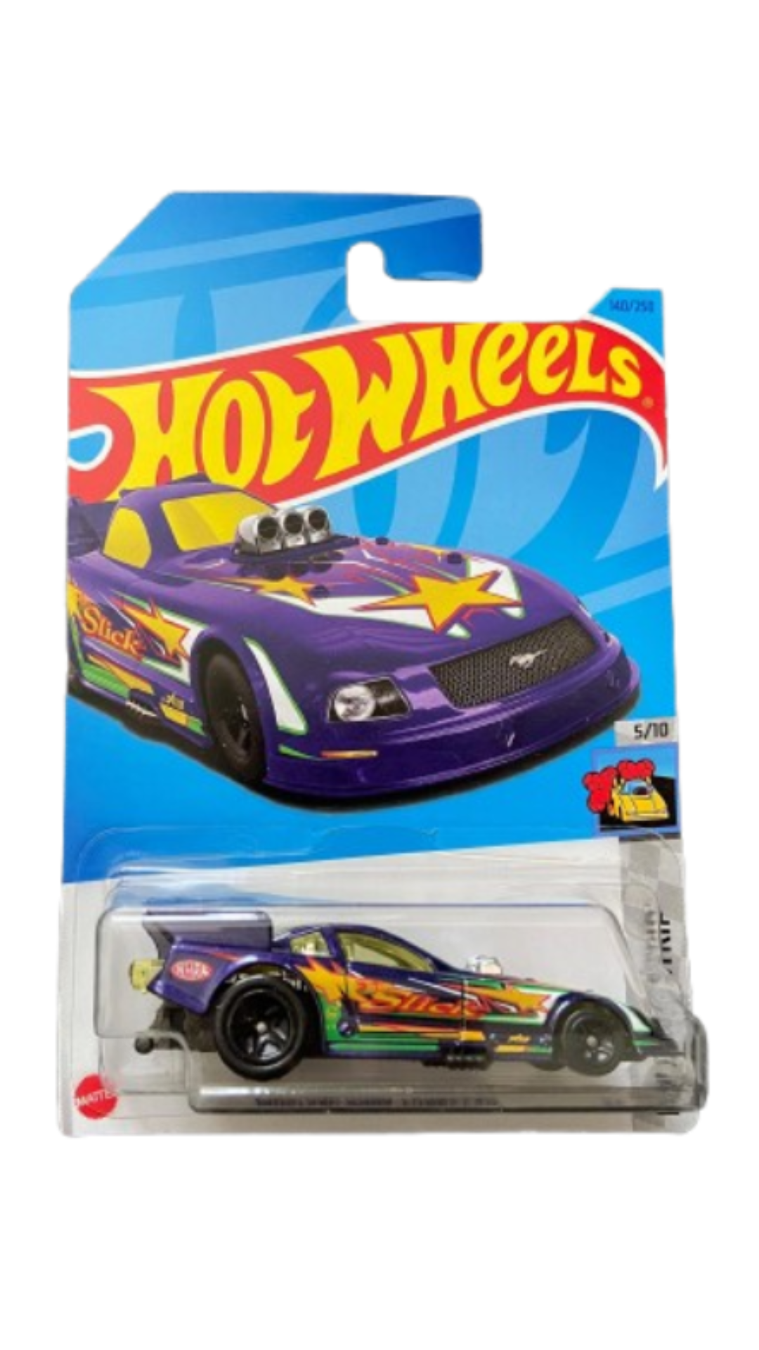 Hot Wheels Mainline Mustang NHRA Funny Car 5/10 HW Drag Strip