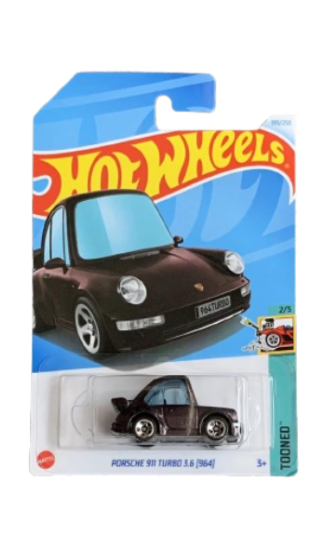Hot Wheels Mainline Porsche 911 Turbo 3/6 (964) 2/5 Tooned