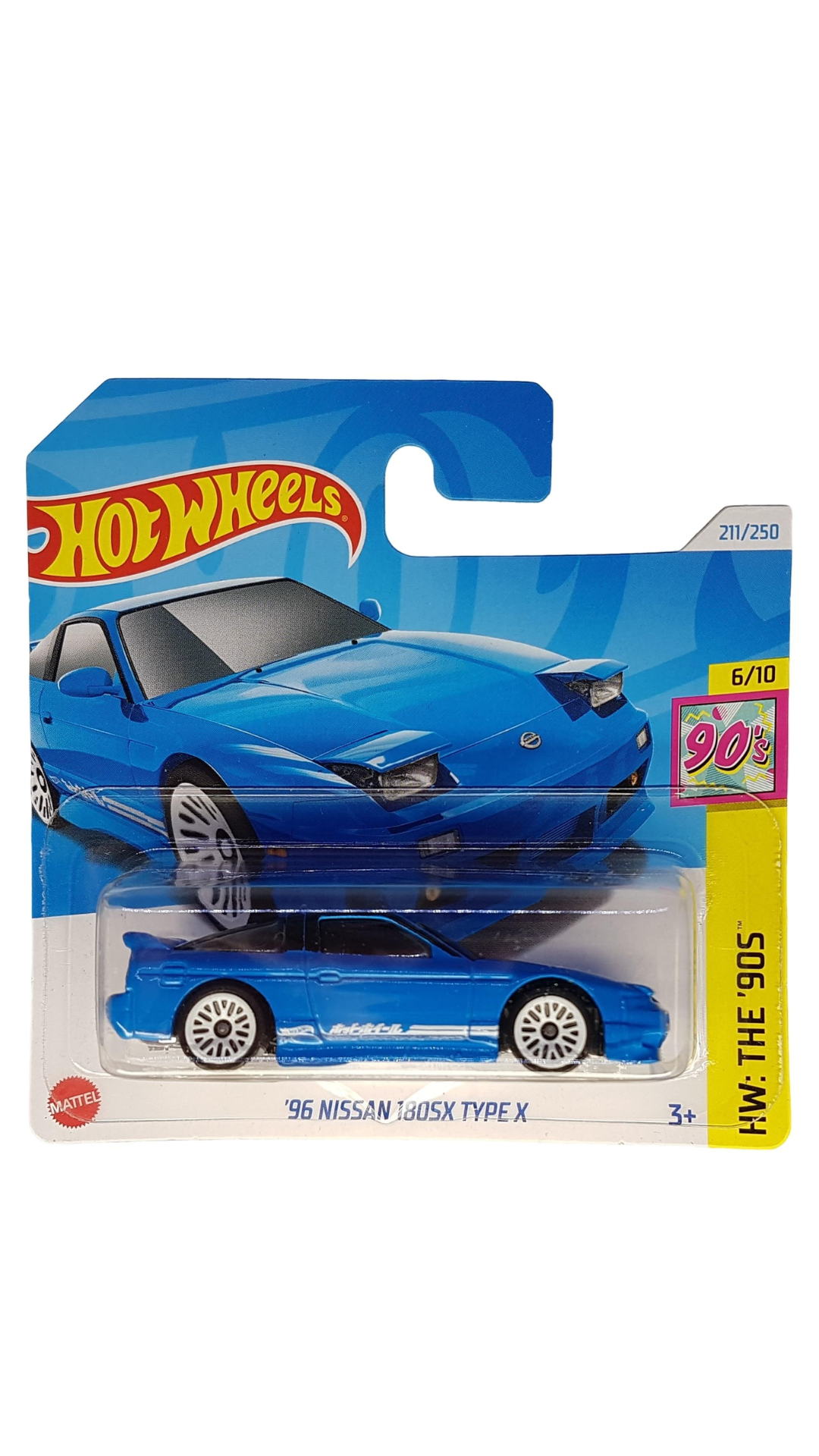 Hot Wheels Mainline '96 Nissan 180sx Type X 6/10 HW: The 90's