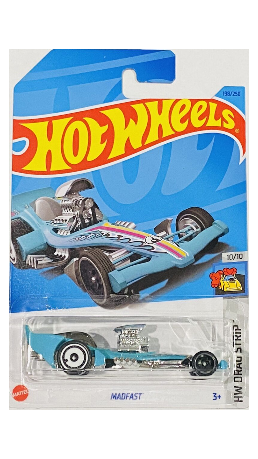 Hot Wheels Mainline Mad Fast 10/10 HW Dragstrip **Treasure Hunt**