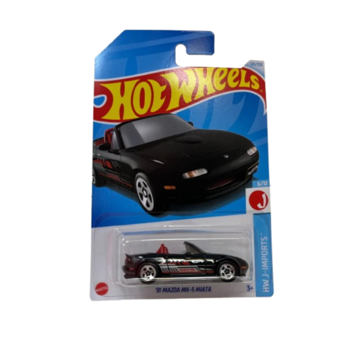 Hot Wheels Mainline '91 Mazda MX-5 Miata 6/10 HW J-Imports