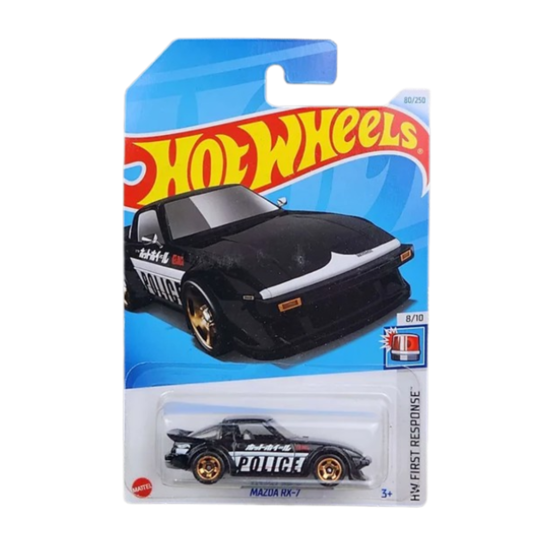 Hot Wheels Mainline Mazda RX-7 8/10 HW First Response