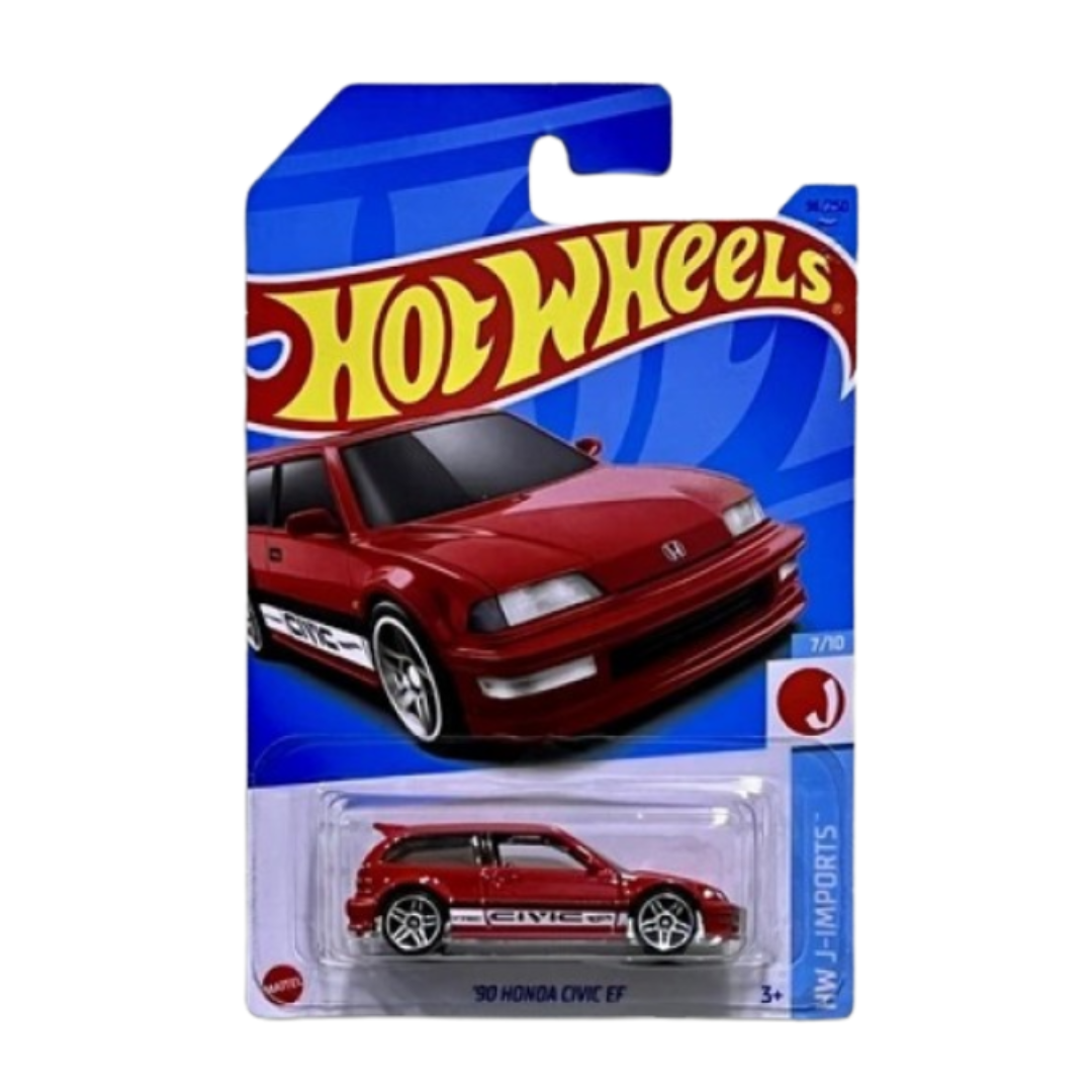 Hot Wheels Mainline '90 Honda Civic EF 7/10 HW J-Imports