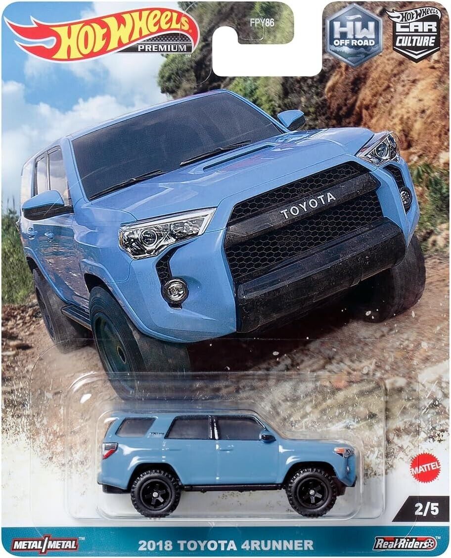 Hot Wheels Premium HW OFF-Road 2018 Toyota 4 Runner 2/5