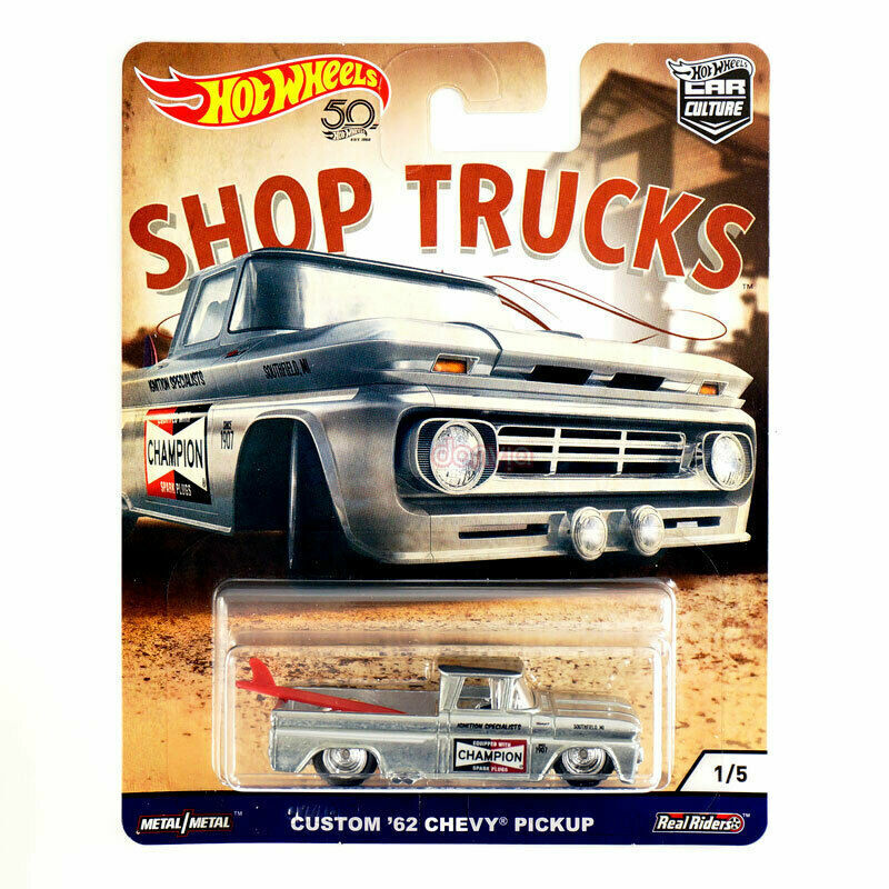 Hot Wheels Premium Shop Trucks Custom '62 Chevy Pickup 1/5