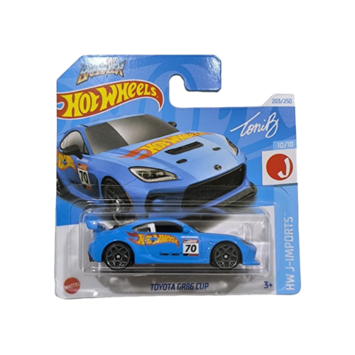Hotwheels Mainline Toyota GR86 Cup HW J-Imports 10/10 **Shortcard**