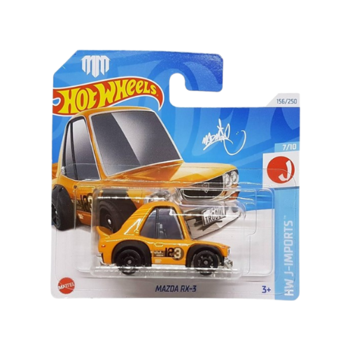 Hot Wheels Mainline Mazda RX-3 7/10 HW J-Imports Short Card