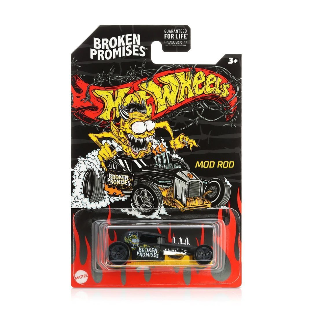 Hot Wheels X Broken Promises Exclusive Collab Mod Rod